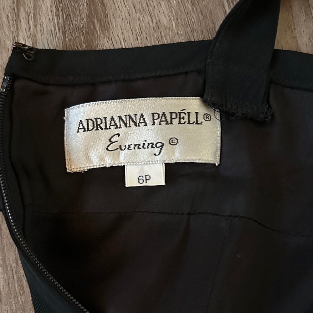 Adrianna Papell Black Evening Dress - Picture 6 of 6
